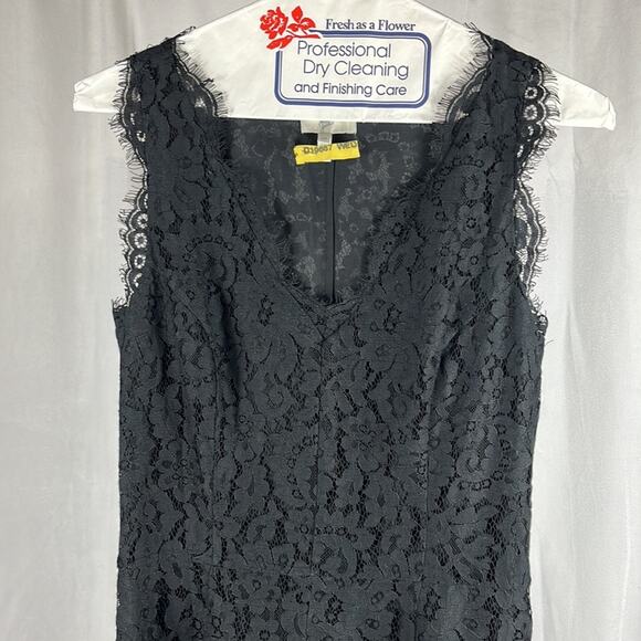 Joie Nikolina B All-Over Black Lace Dress. - Picture 6 of 9